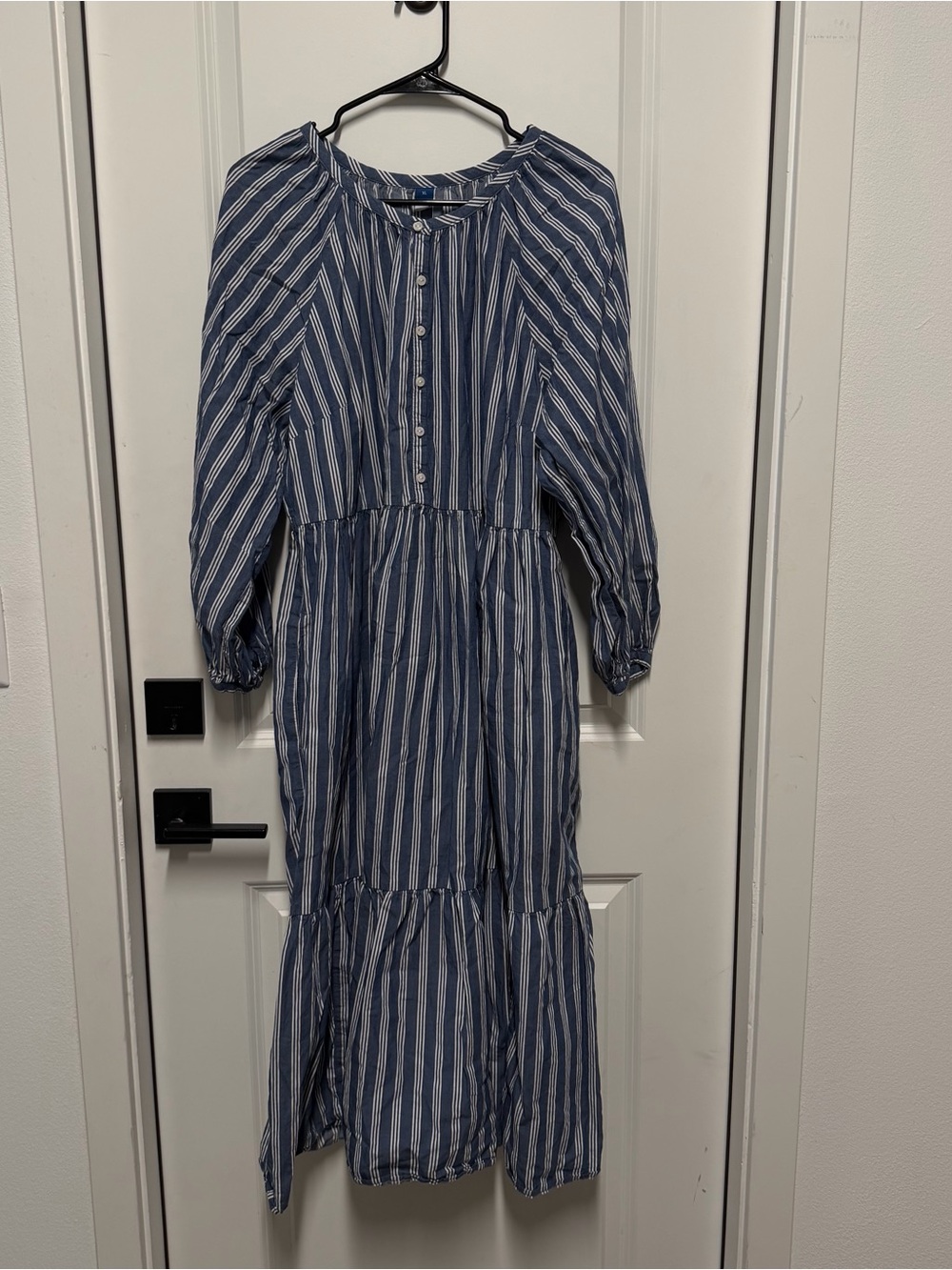 Striped Blue ladies Dress